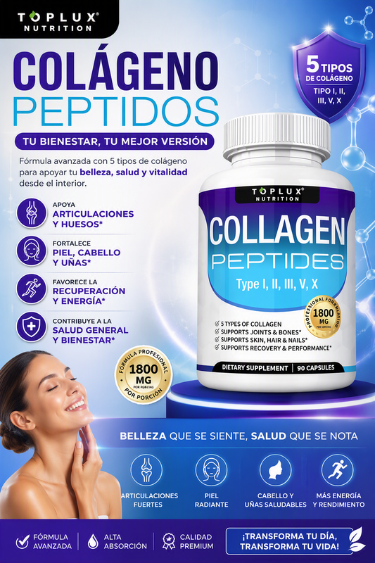 COLAGENO PEPTIDES 5 EN 1 - CAPSULA