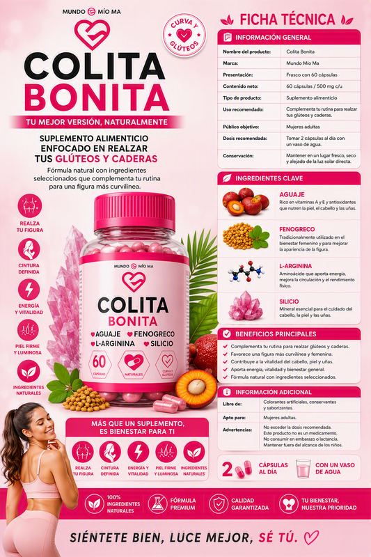 COLITA BONITA 60 CAPSULAS
