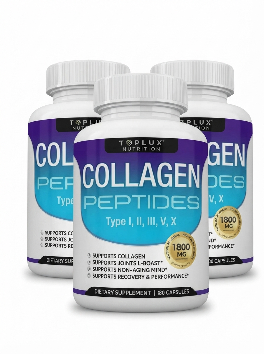 PROMO DE 3 COLAGENOS PEPTIDES 5 EN 1