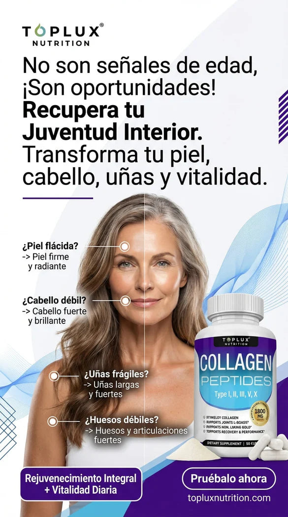 PROMO DE 3 COLAGENOS PEPTIDES 5 EN 1
