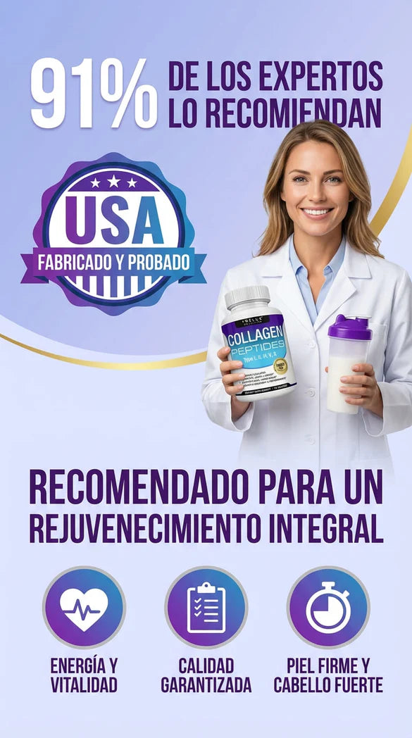 PROMO DE 3 COLAGENOS PEPTIDES 5 EN 1